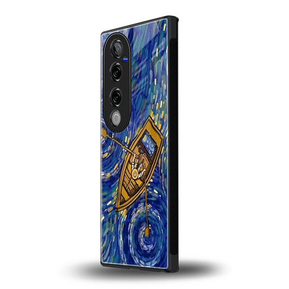 Ocean Voyage vivo v40 pro mobile cover | shockproof glass phone case
