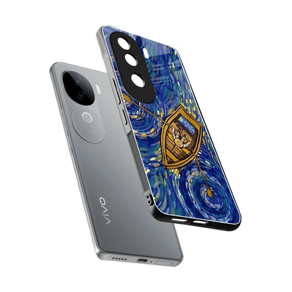 Ocean Voyage sleek vivo v40e cover with tempered glass back and TPU edges