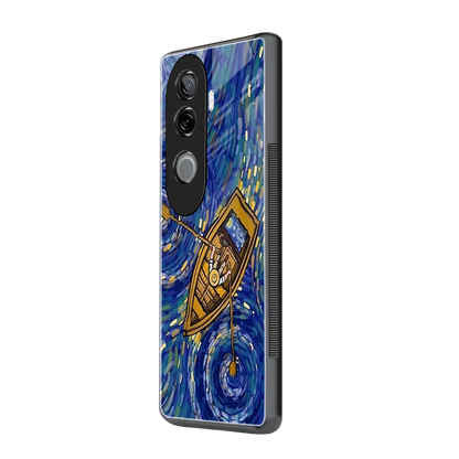Ocean Voyage vivo v40e mobile cover | shockproof glass phone case
