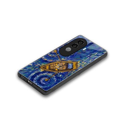 Ocean Voyage stylish phone case for vivo v40e | glossy glass and slim fit