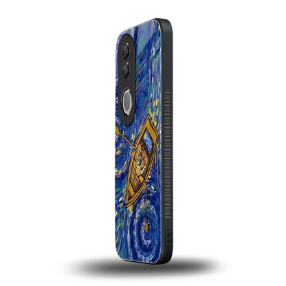 Ocean Voyage vivo v50 mobile cover | shockproof glass phone case