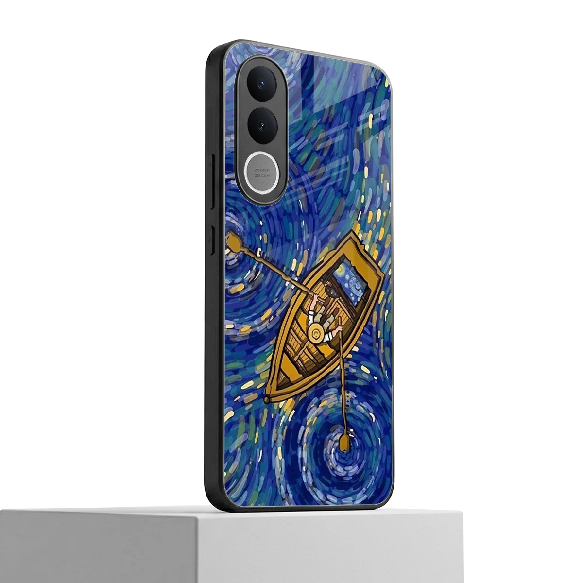 Ocean Voyage vivo v70 fe mobile cover | shockproof glass phone case