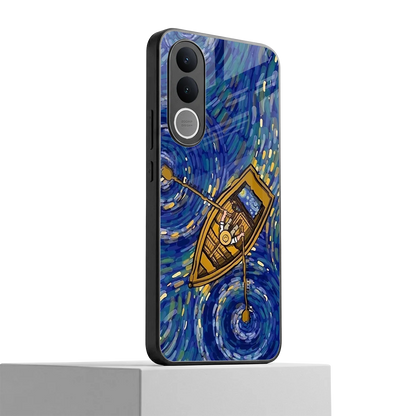 Ocean Voyage vivo v70 fe mobile cover | shockproof glass phone case