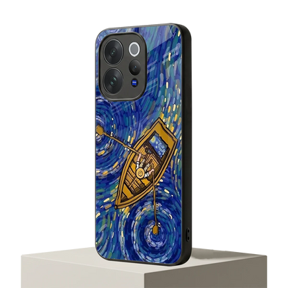 Ocean Voyage vivo v70 elite mobile cover | shockproof glass phone case