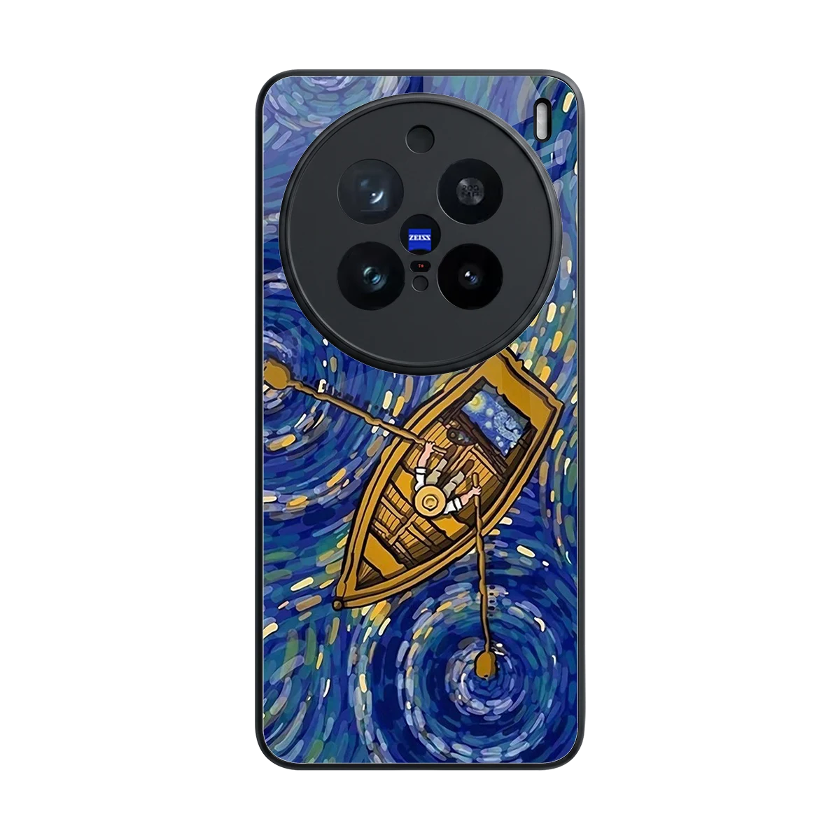 Ocean Voyage back phone cover | glass case for vivo x200 pro