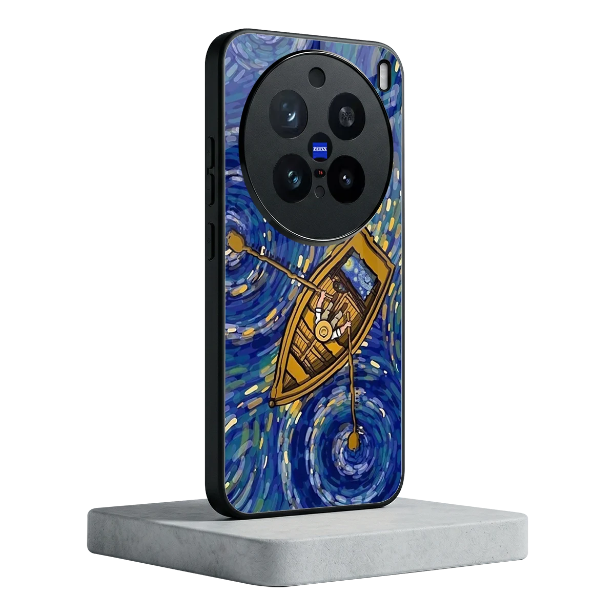Ocean Voyage vivo x200 pro mobile cover | shockproof glass phone case
