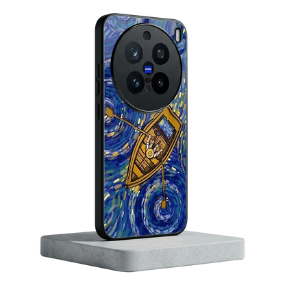 Ocean Voyage vivo x200 pro mobile cover | shockproof glass phone case