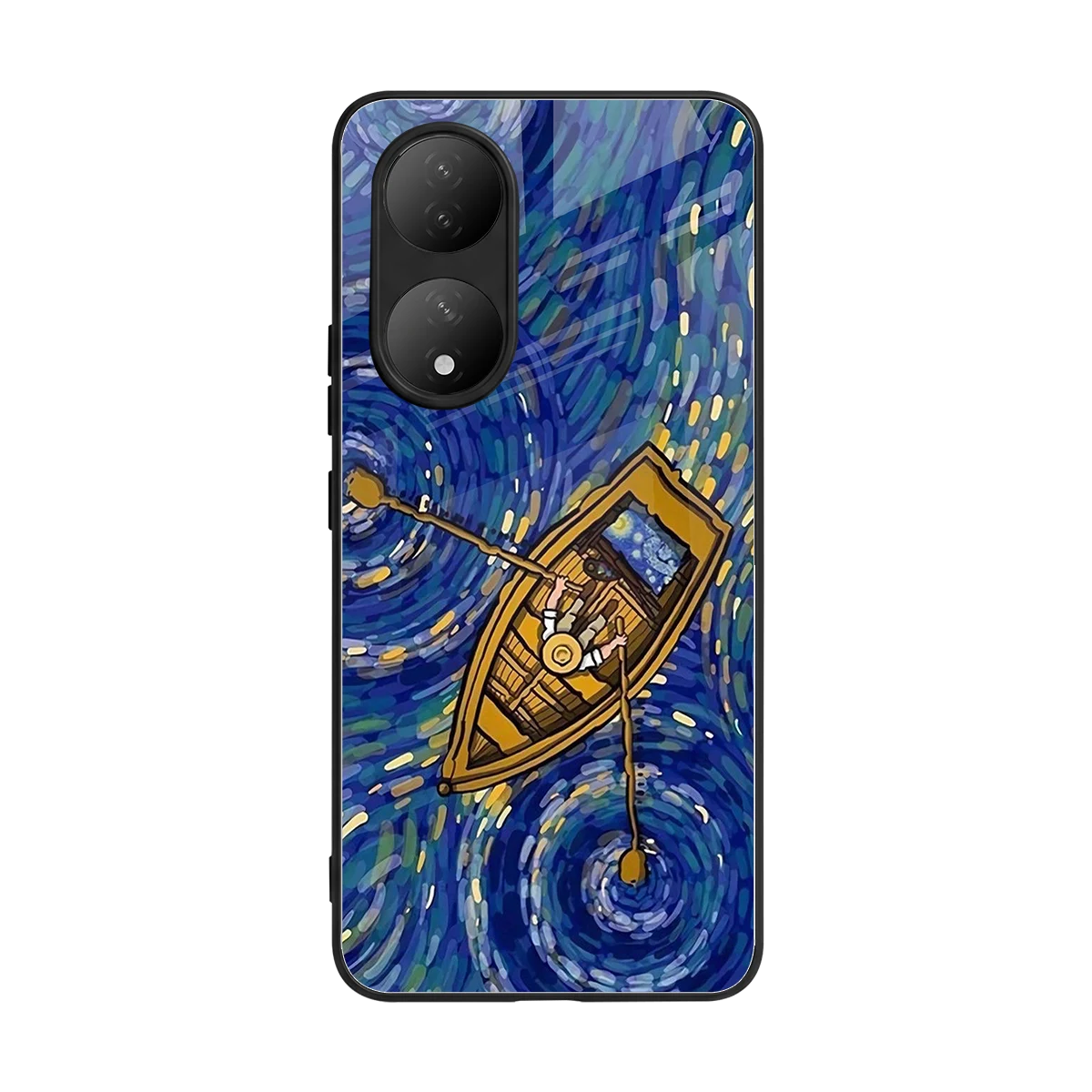 Ocean Voyage back phone cover | glass case for Vivo-y100