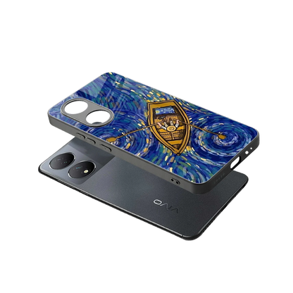 Ocean Voyage sleek Vivo-y100 cover with tempered glass back and TPU edges