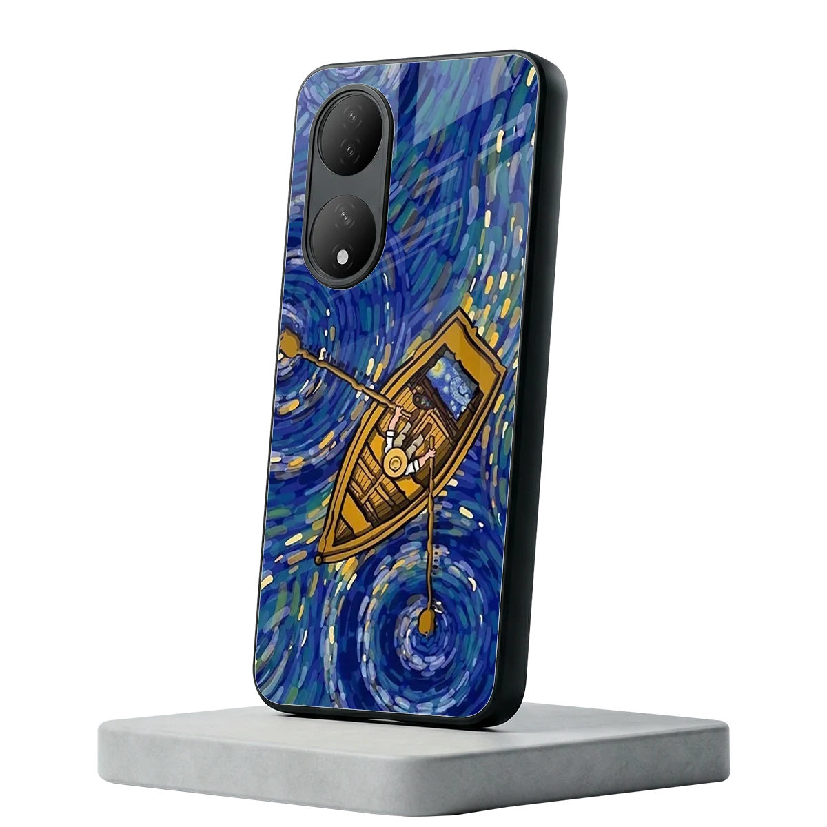 Ocean Voyage Vivo-y100 mobile cover | shockproof glass phone case