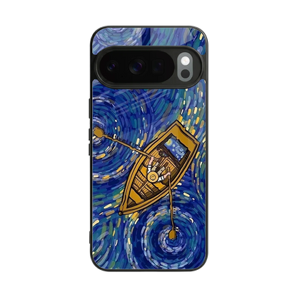 Ocean Voyage back phone cover | glass case for google pixel 10 pro