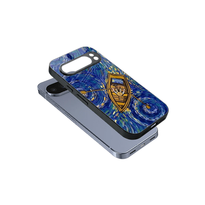 Ocean Voyage sleek google pixel 10 pro cover with tempered glass back and TPU edges