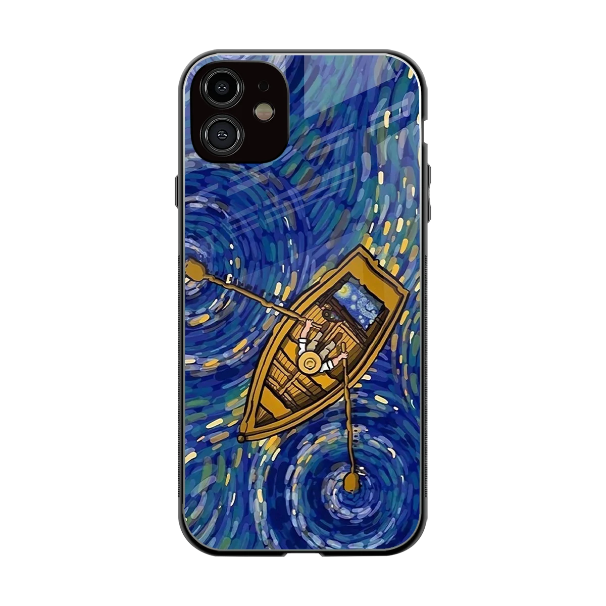 Ocean Voyage back phone cover | glass case for iphone 12