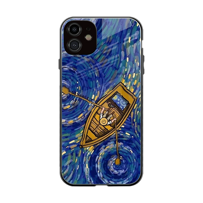 Ocean Voyage back phone cover | glass case for iphone 12