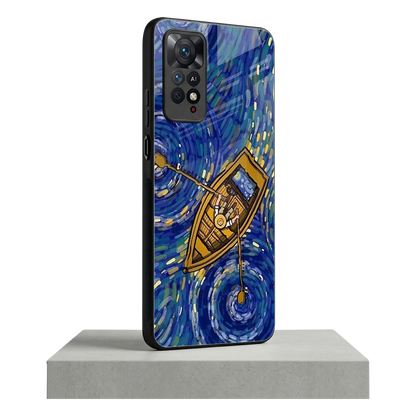 Ocean Voyage redmi note 11 pro mobile cover | shockproof glass phone case