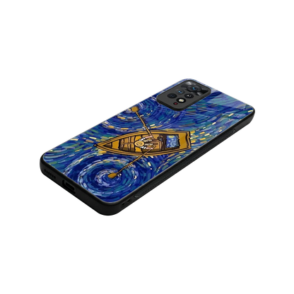 Ocean Voyage stylish phone case for redmi note 11 pro | glossy glass and slim fit