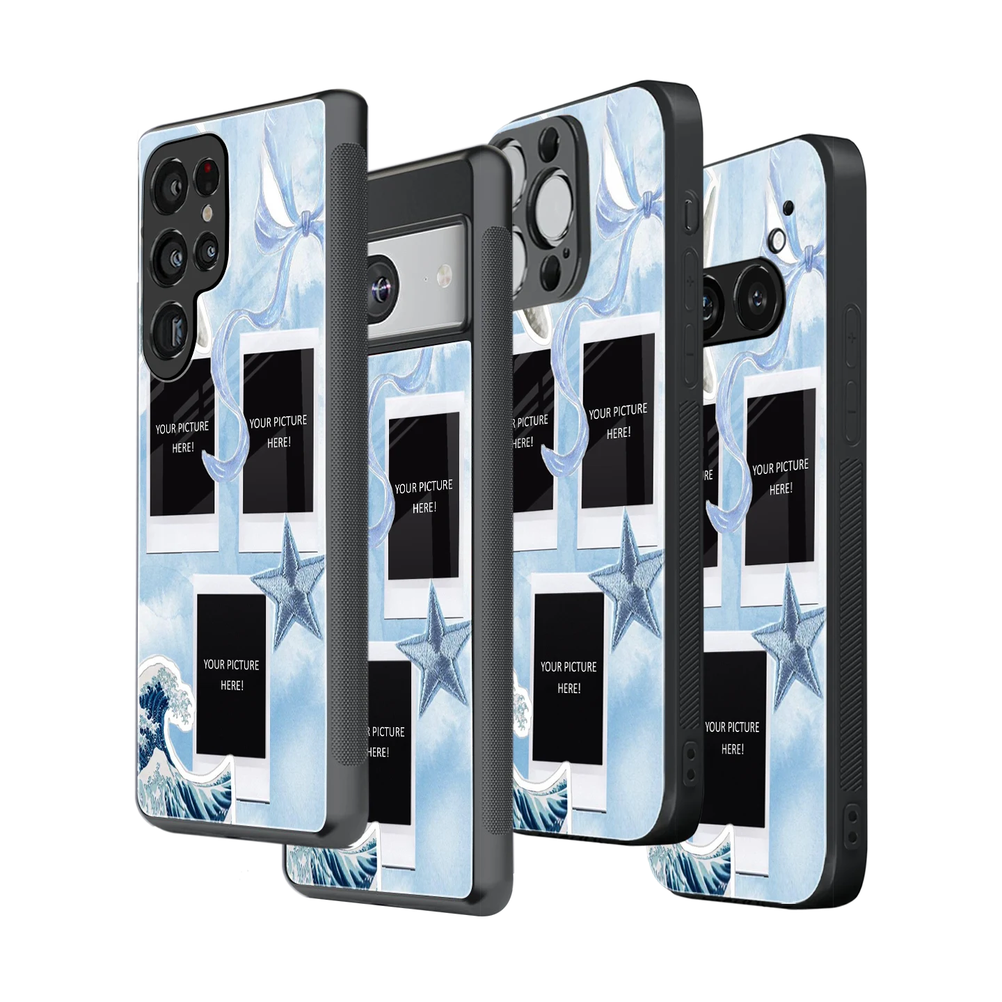 Polaroid Personalised Glass Phone Case