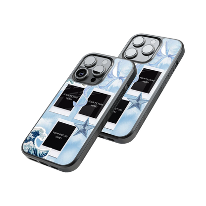 Polaroid Personalised Glass Phone Case