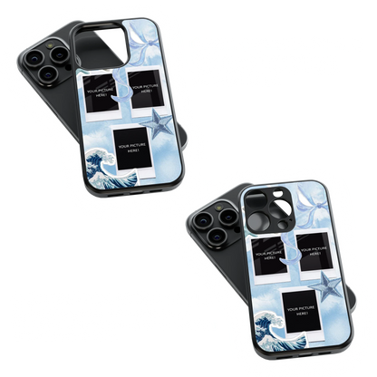 Polaroid Personalised Glass Phone Case