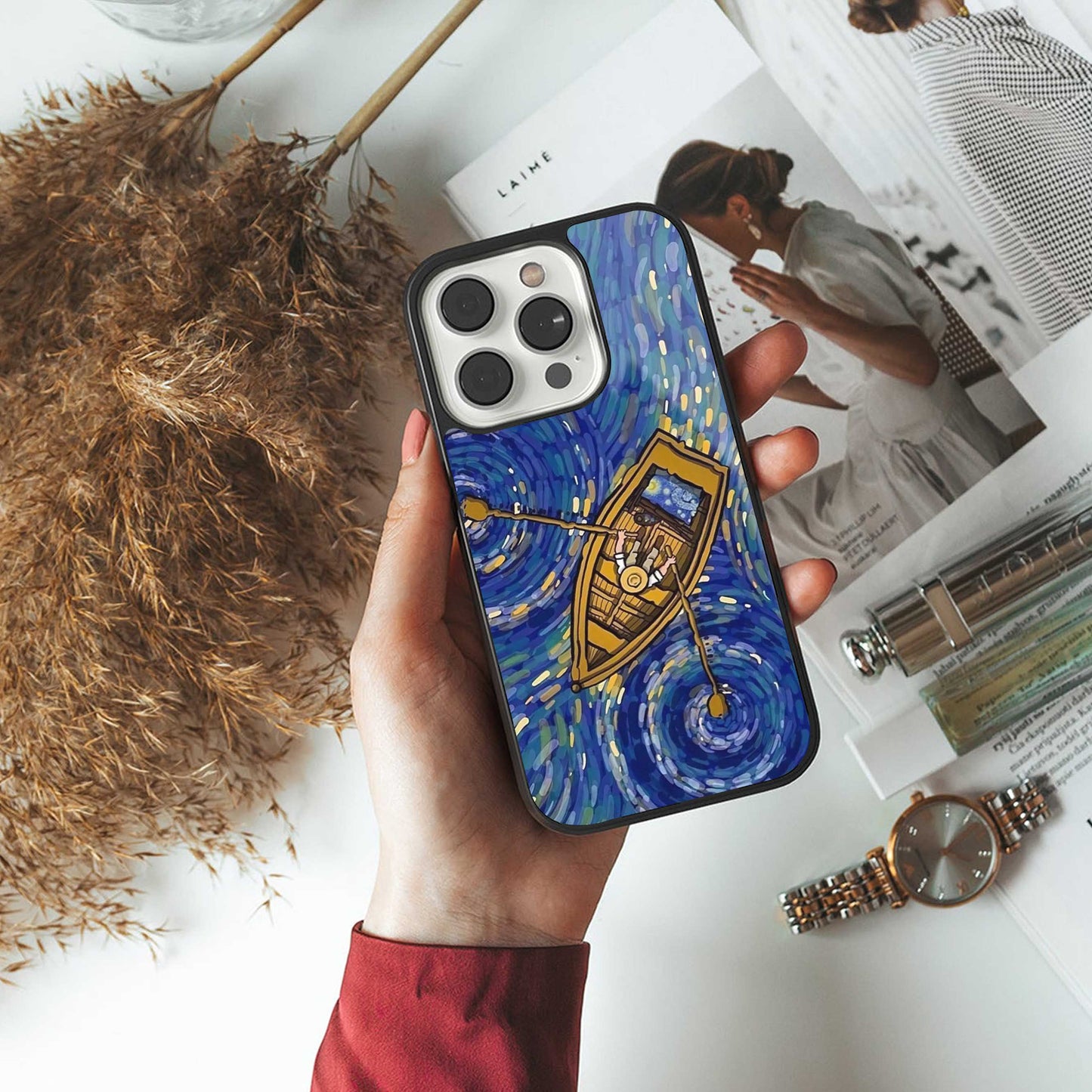 Ocean Voyage Phone Case for Iphone 16 | Glass Case