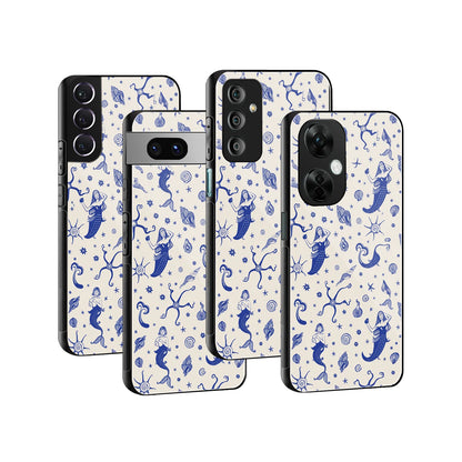 Stylish Glass Back Case for All Smartphones iPhone, Samsung, OnePlus, Pixel, Redmi, Oppo, Vivo, Motorola