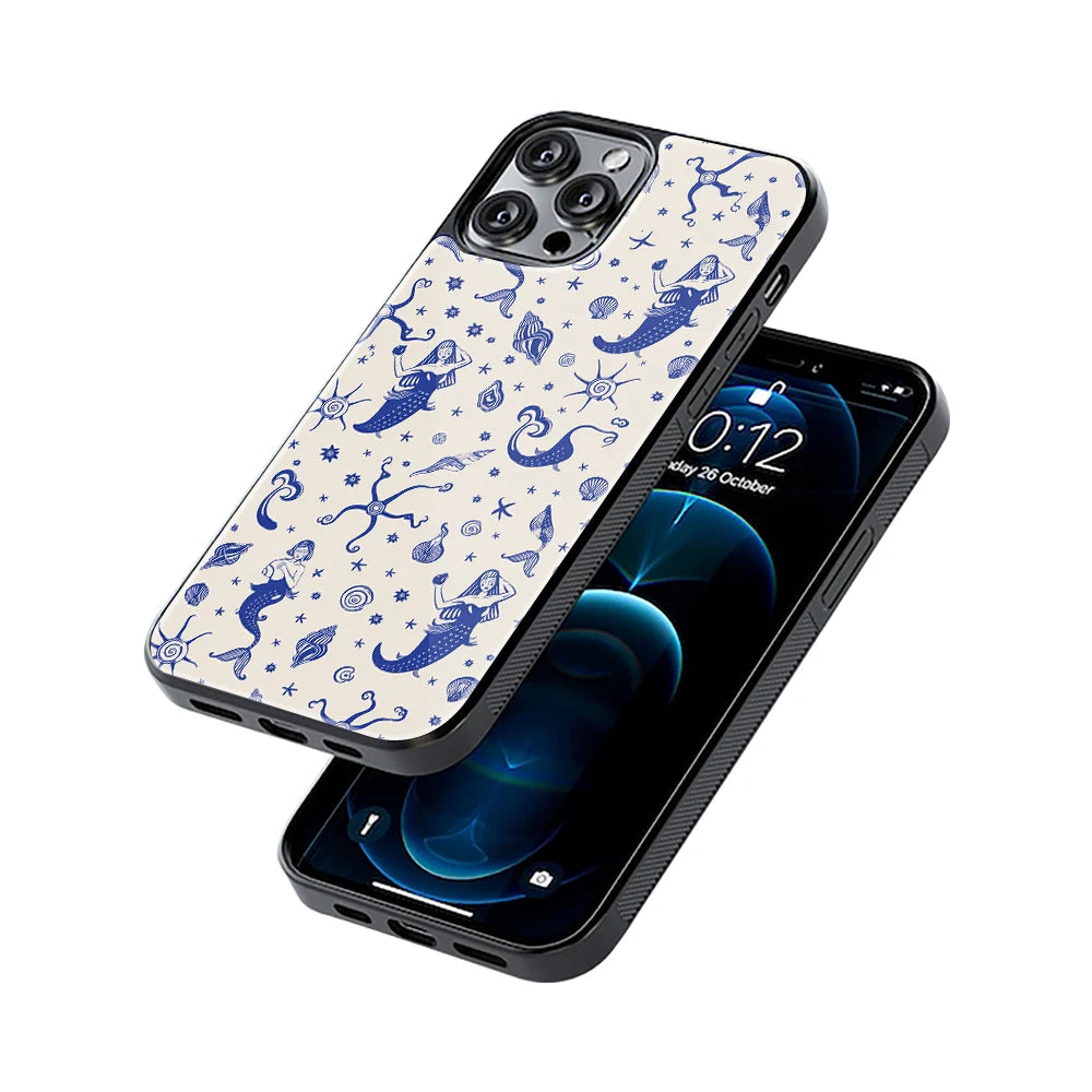 Protective Glass Back Phone Case Compatible with iPhone, Samsung, OnePlus, Pixel & More