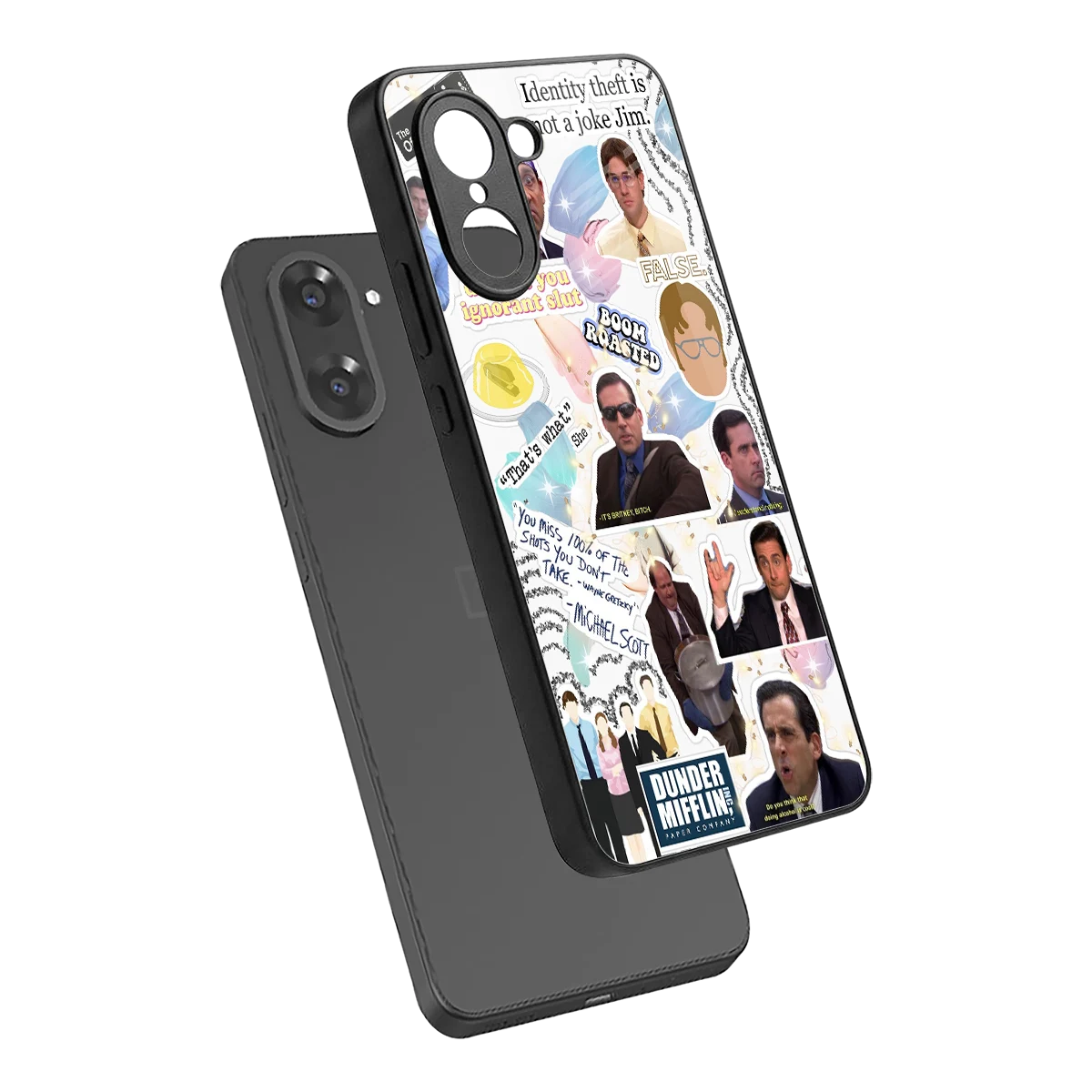 Office Mix sleek oneplus nord ce5 5g cover with tempered glass back and TPU edges
