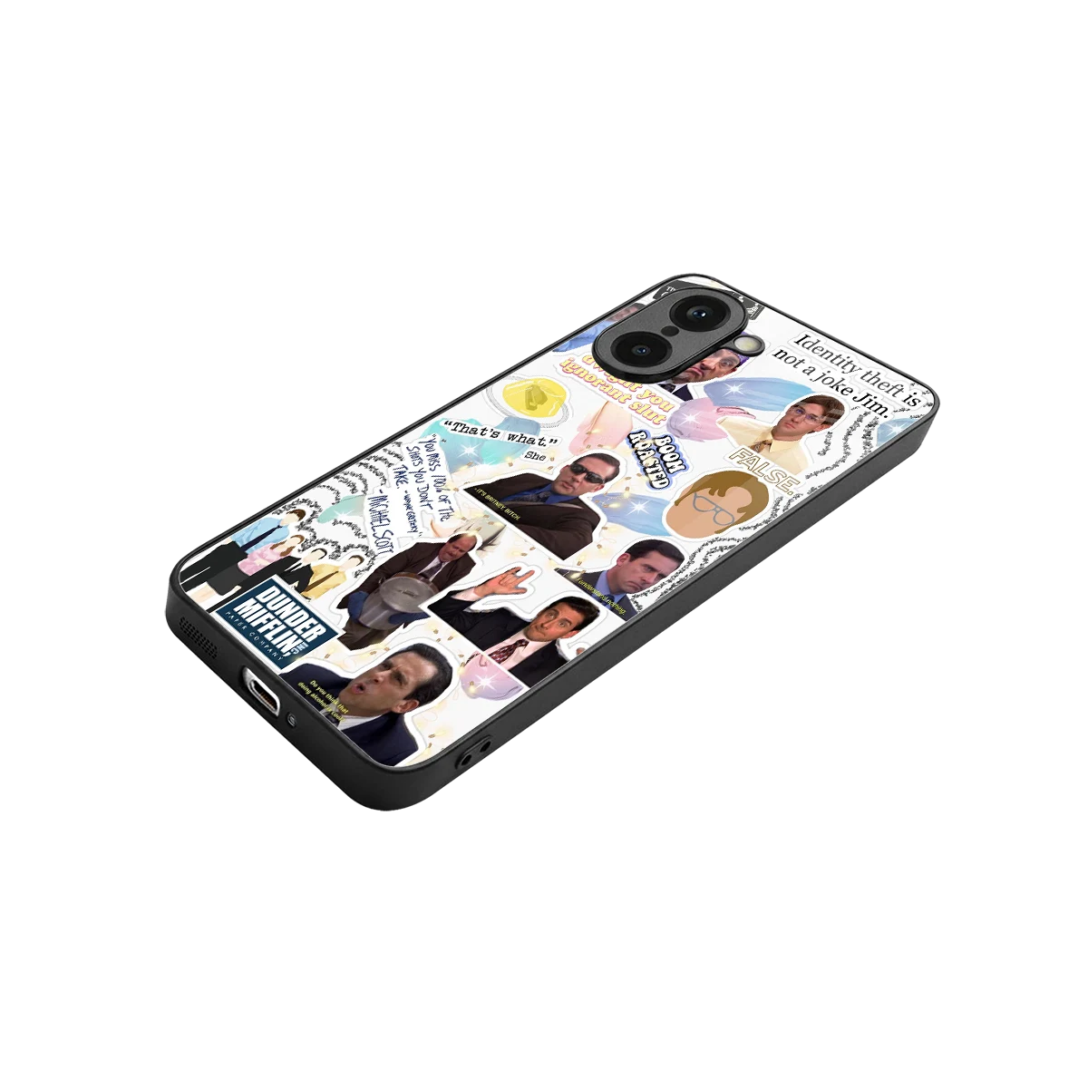 Office Mix stylish phone case for oneplus nord ce5 5g | glossy glass and slim fit
