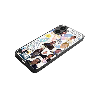 Office Mix stylish phone case for oneplus nord ce5 5g | glossy glass and slim fit