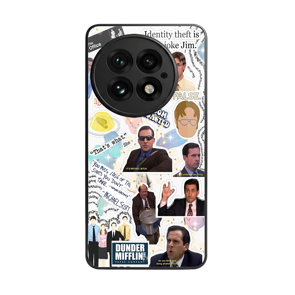 Office Mix back phone cover | glass case for oneplus 13