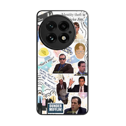 Office Mix back phone cover | glass case for oneplus 13