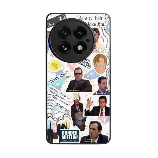 Office Mix back phone cover | glass case for oneplus 13