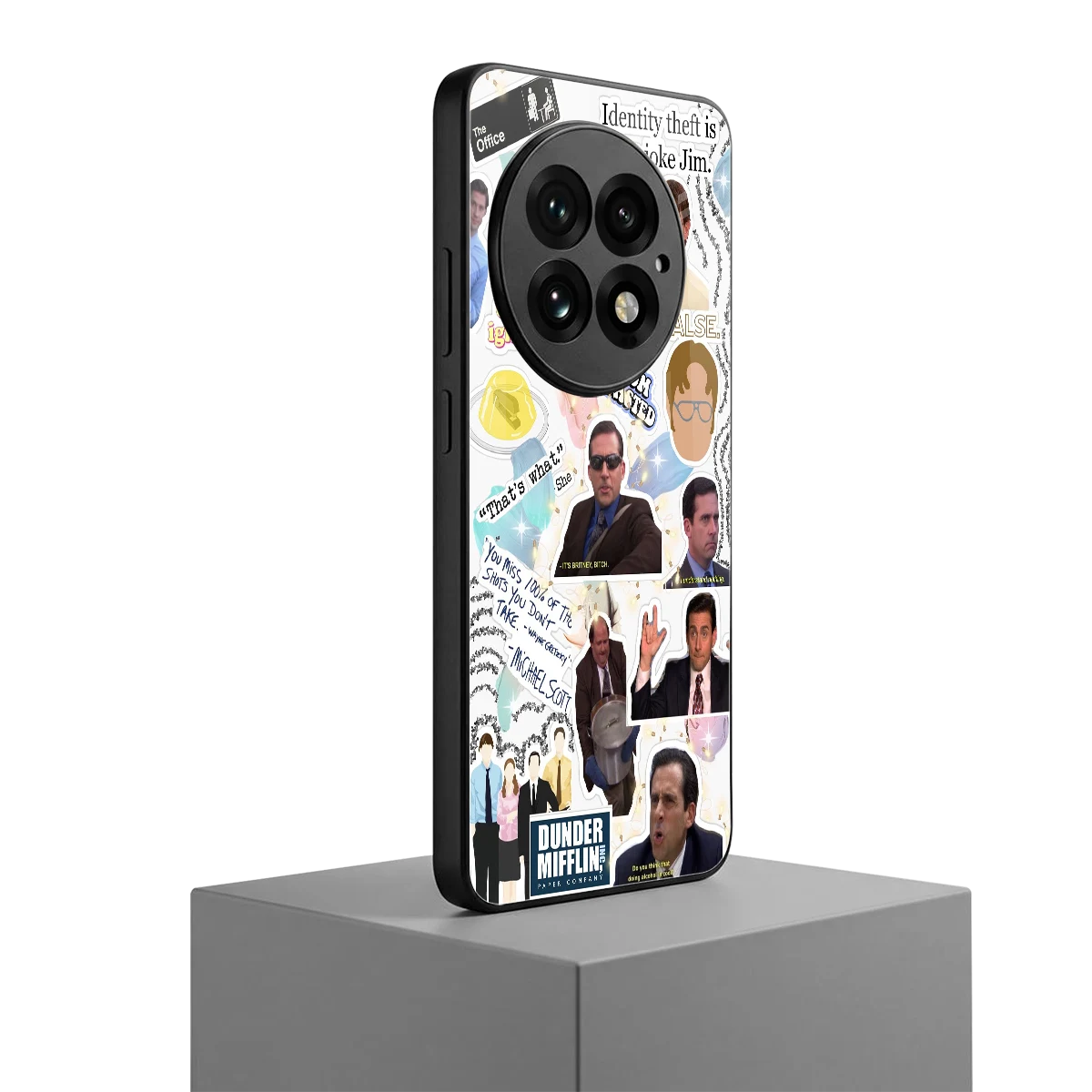 Office Mix oneplus 13 mobile cover | shockproof glass phone case