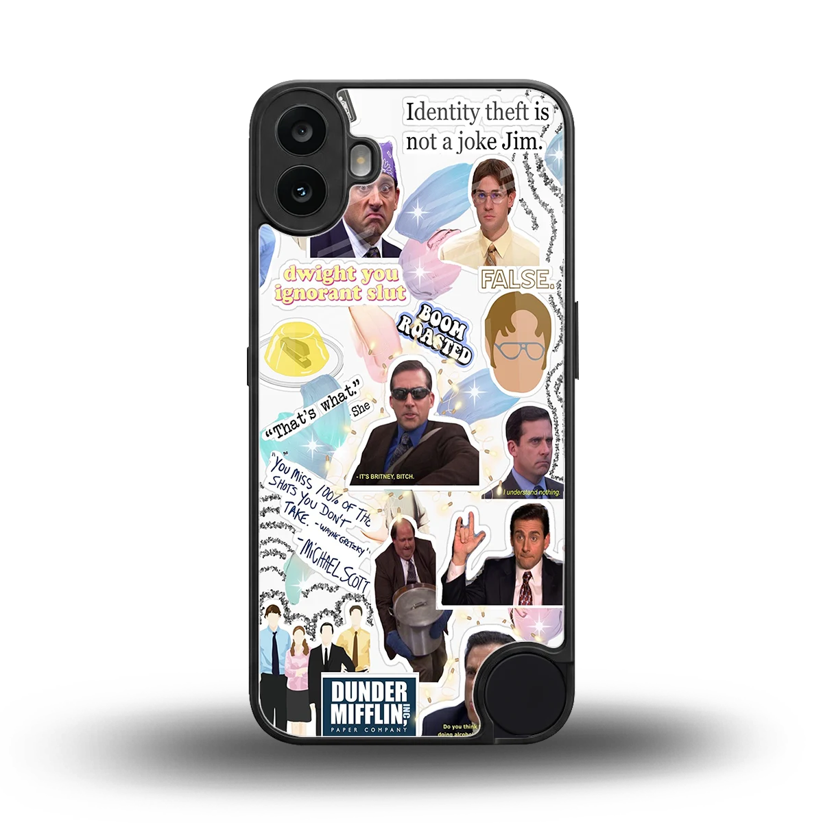 Office Mix back phone cover | glass case for cmf nothing phone 1