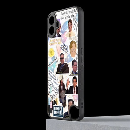Office Mix cmf nothing phone 1 mobile cover | shockproof glass phone case