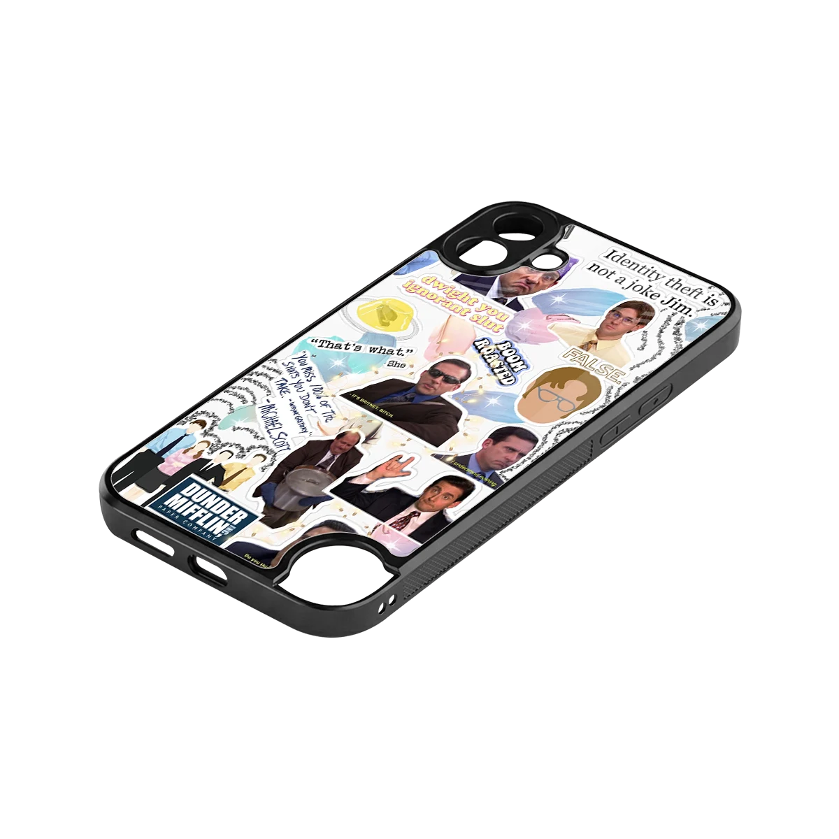 Office Mix stylish phone case for cmf nothing phone 1 | glossy glass and slim fit