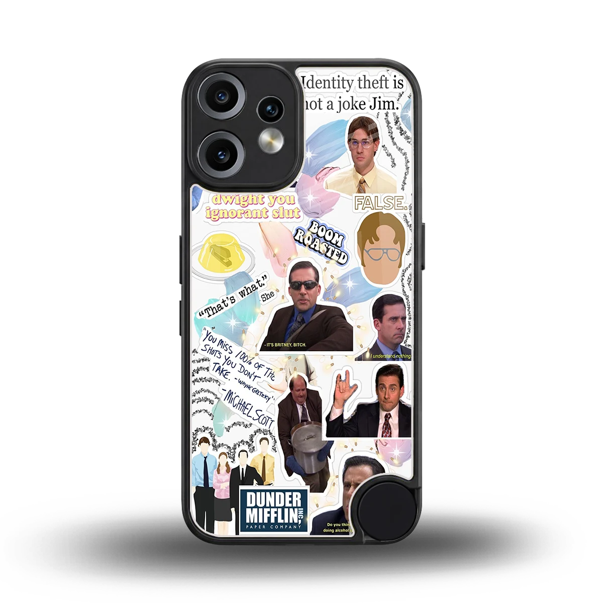 Office Mix back phone cover | glass case for cmf nothing phone 2 pro