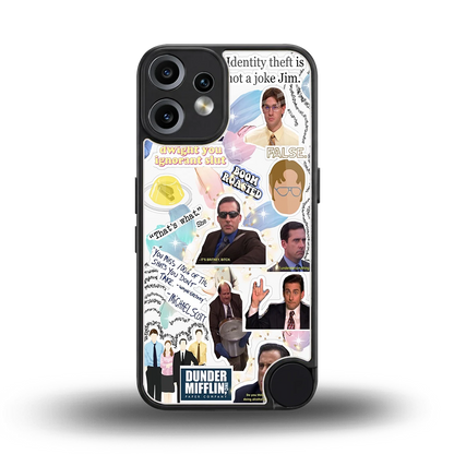 Office Mix back phone cover | glass case for cmf nothing phone 2 pro
