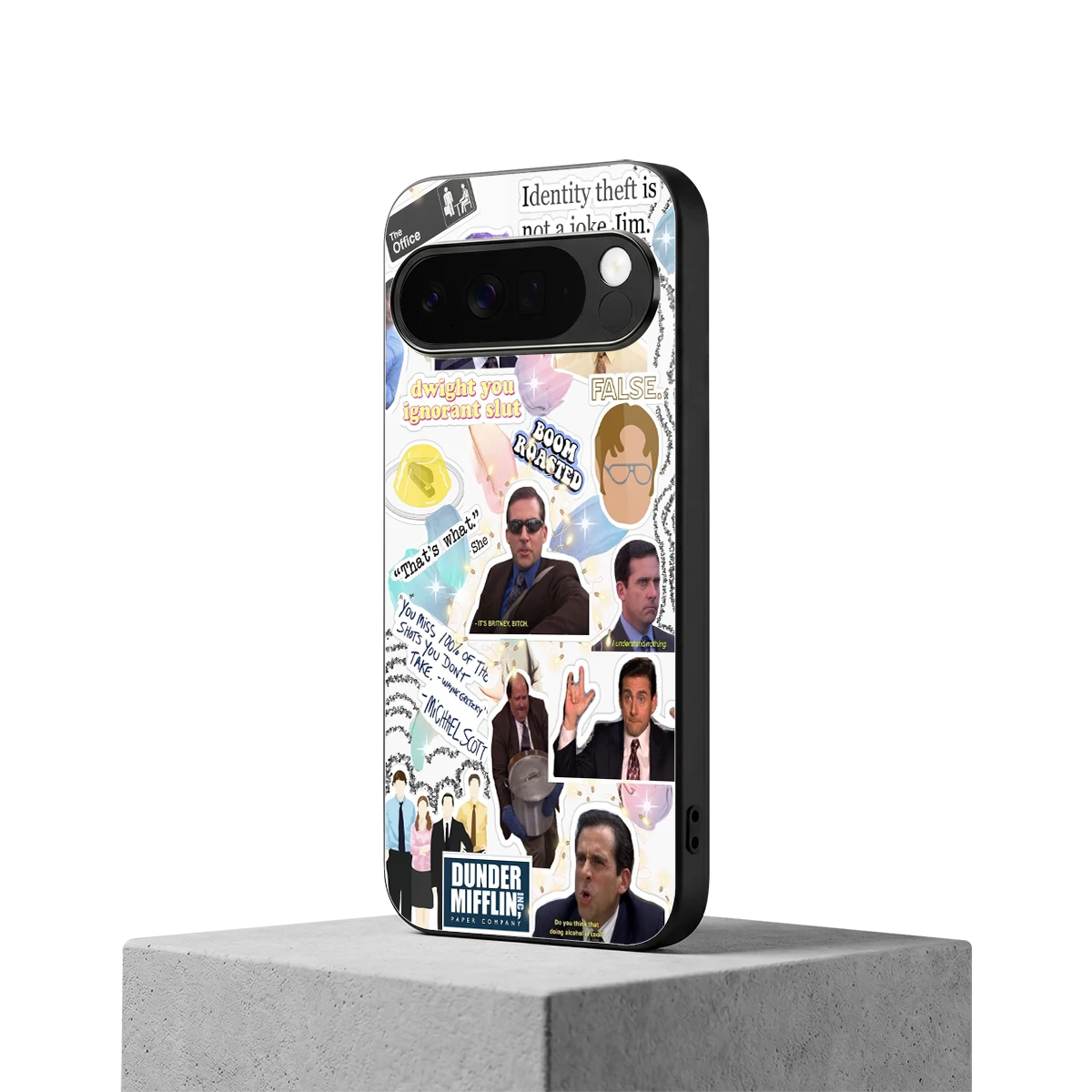 Office Mix google pixel 10 pro xl mobile cover | shockproof glass phone case