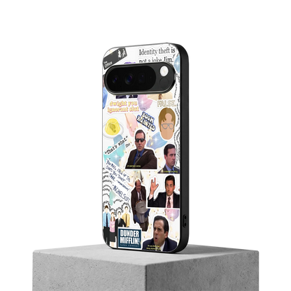 Office Mix google pixel 10 pro xl mobile cover | shockproof glass phone case