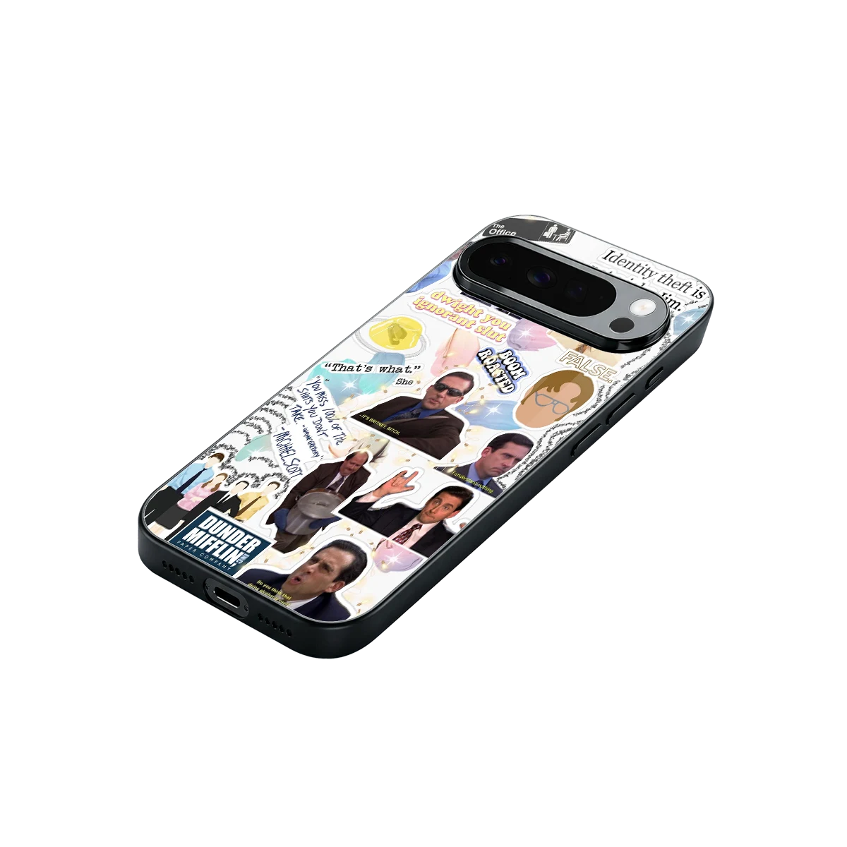 Office Mix stylish phone case for google pixel 10 pro xl | glossy glass and slim fit