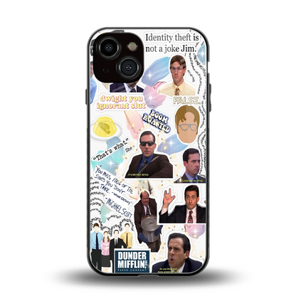 Office Mix back phone cover | glass case for iphone 14