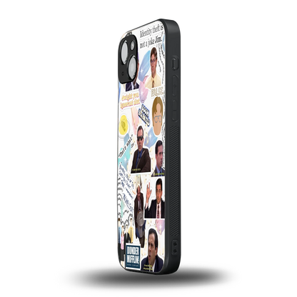 Office Mix iphone 13 mobile cover | shockproof glass phone case