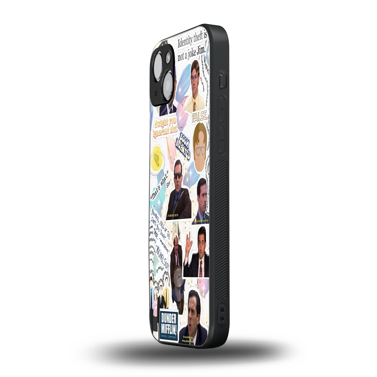 Office Mix iphone 14 mobile cover | shockproof glass phone case