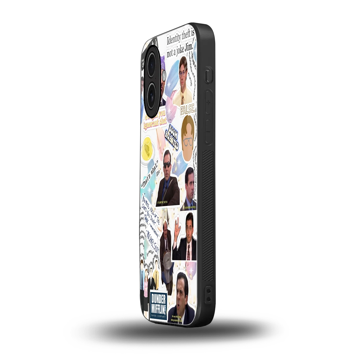 Office Mix iphone 17 mobile cover | shockproof glass phone case