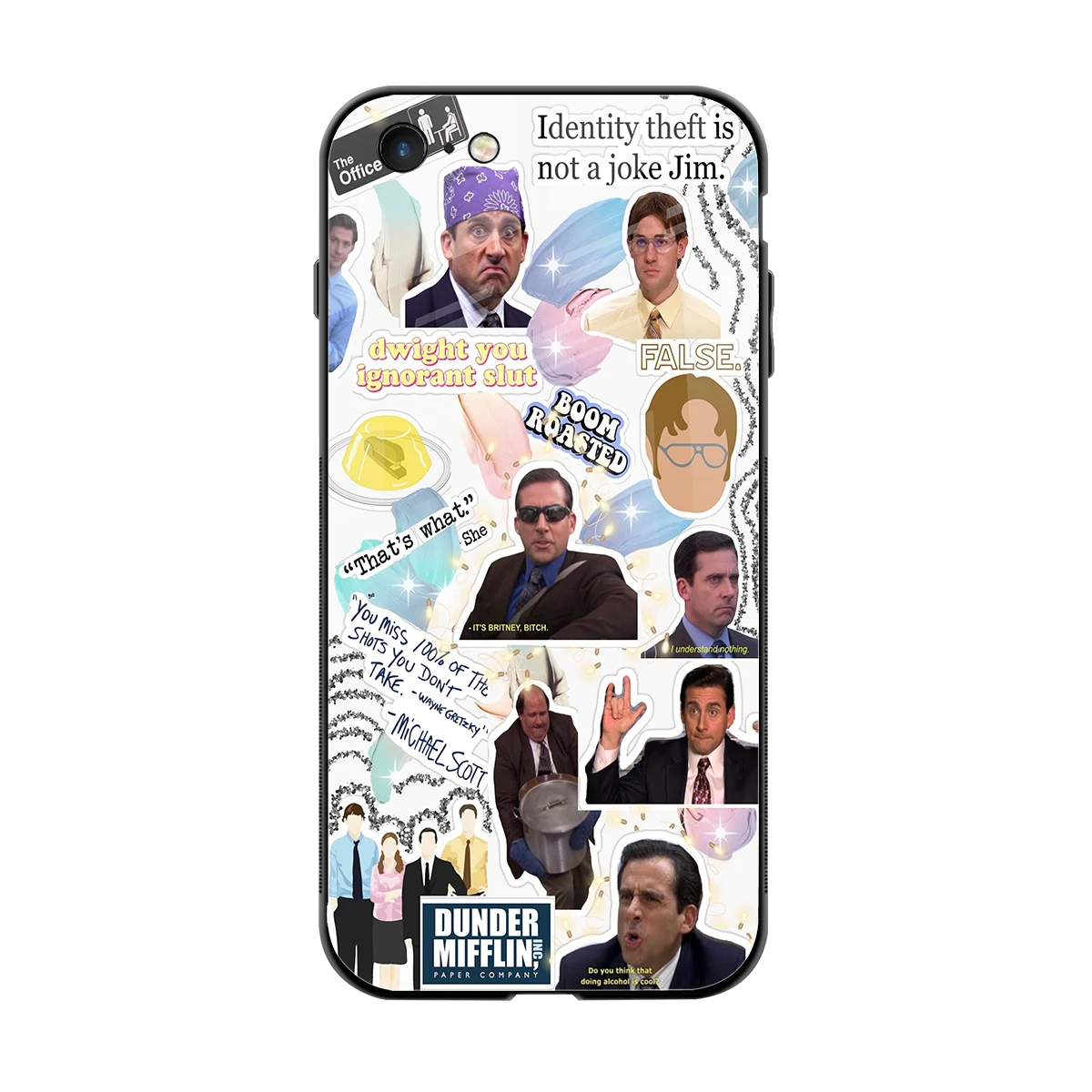 Office Mix back phone cover | glass case for iphone 6