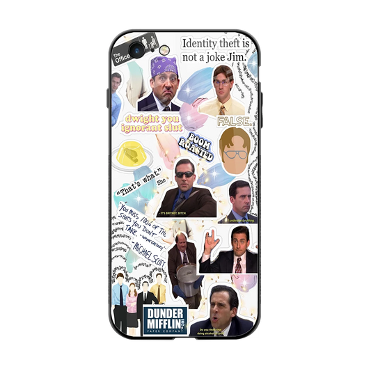 Office Mix back phone cover | glass case for iphone 6s plus