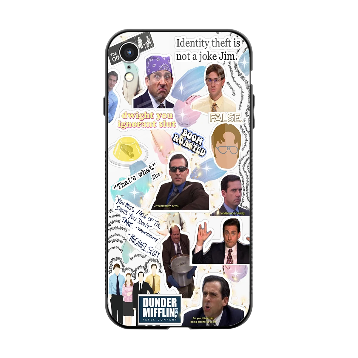 Office Mix back phone cover | glass case for iphone xr