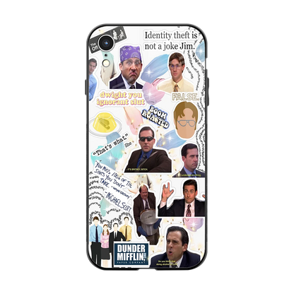 Office Mix back phone cover | glass case for iphone xr