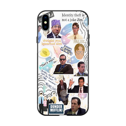 Office Mix back phone cover | glass case for iphone xs max